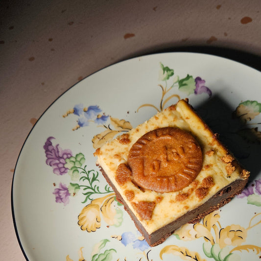 Cheesecake Brownie con galleta Lotus - Tetesito De Limón