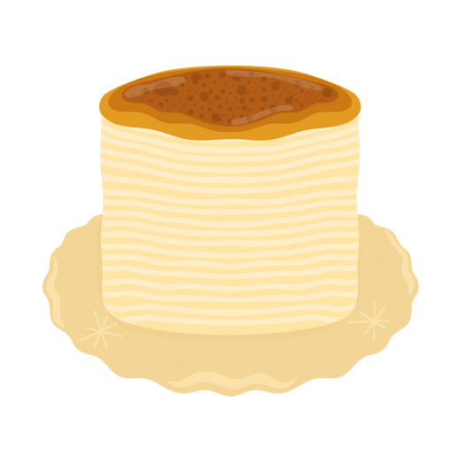 Crême brûlée mille crêpes - Tetesito De Limón